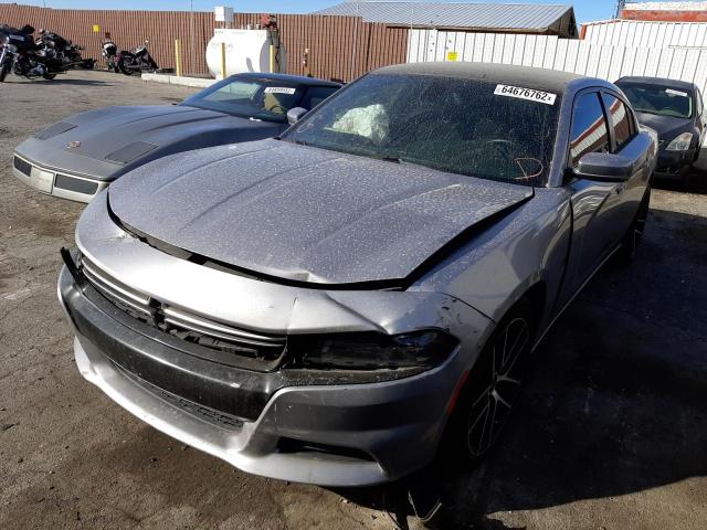 2C3CDXBG0FH847940 - 2015 DODGE CHARGER SE SILVER photo 2