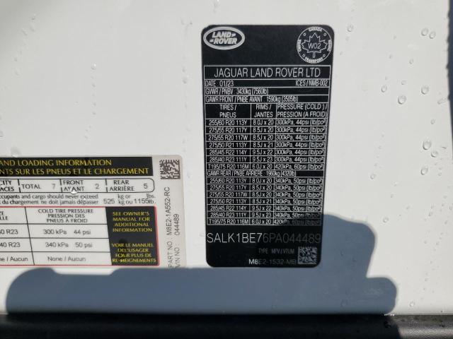 SALK1BE76PA044489 - 2023 LAND ROVER RANGE ROVE AUTOBIOGRAPHY WHITE photo 13