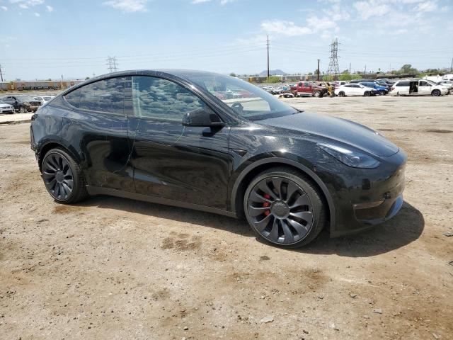 7SAYGDEF6NF491866 - 2022 TESLA MODEL Y შავი ფოტო 4