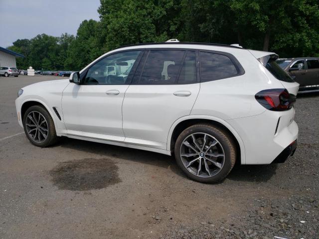 5UX53DP01N9N39836 - 2022 BMW X3 XDRIVE30I WHITE photo 2