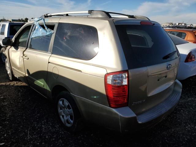 KNDMB233076183517 - 2007 KIA SEDONA EX BEIGE photo 2