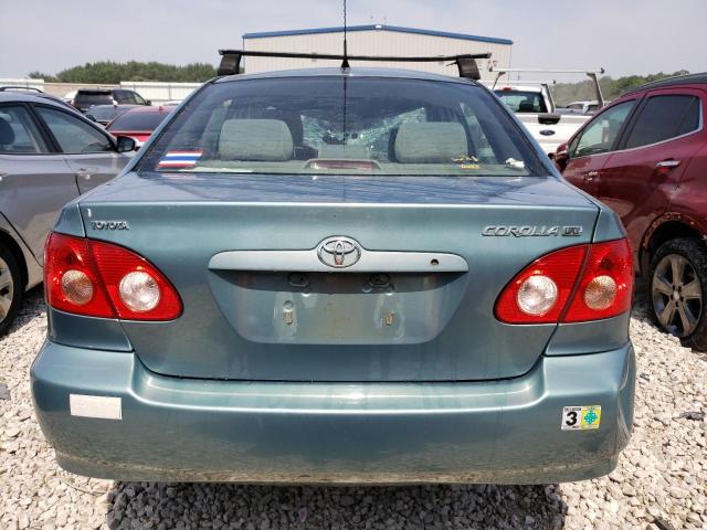 1NXBR30E15Z471971 - 2005 TOYOTA COROLLA CE TURQUOISE photo 6