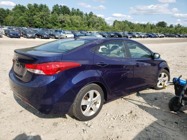 5NPDH4AE3DH402227 - 2013 HYUNDAI ELANTRA GLS BLUE photo 3