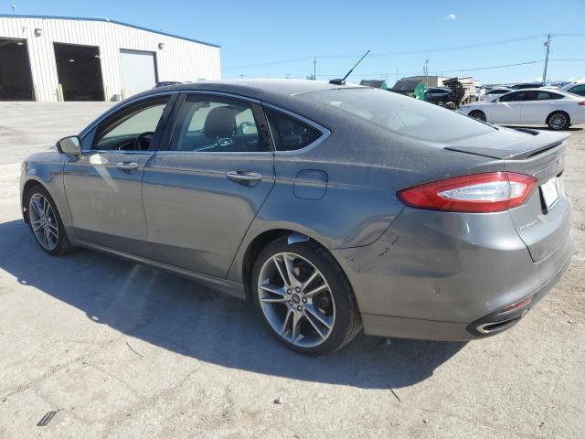 3FA6P0K94ER316760 - 2014 FORD FUSION TITANIUM GRAY photo 2