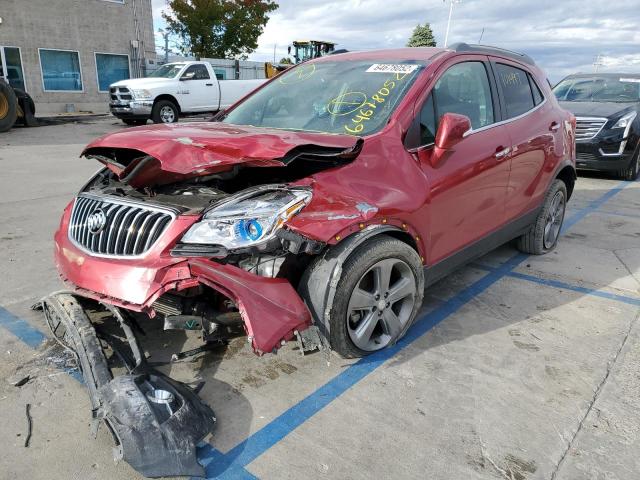 KL4CJBSB2EB783266 - 2014 BUICK ENCORE CONVENIENCE RED photo 2