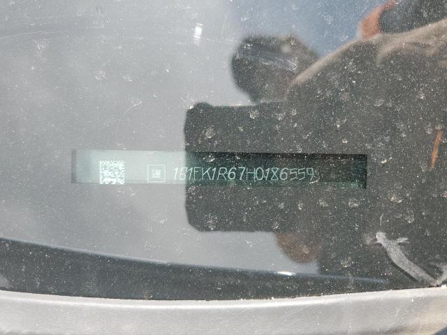 1G1FK1R67H0186559 - 2017 CHEVROLET CAMARO ZL1 SILVER photo 12