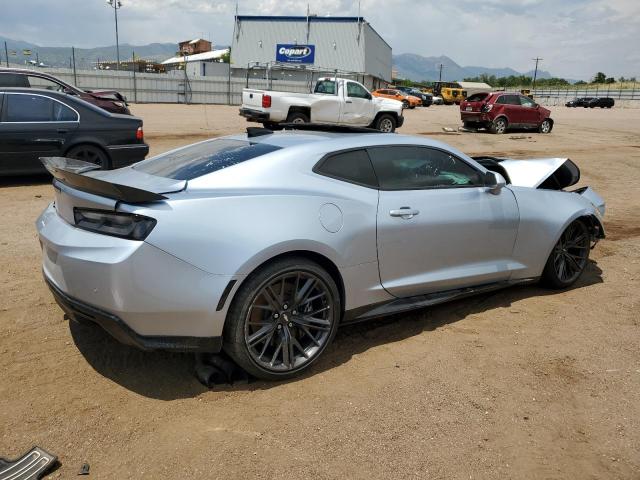 1G1FK1R67H0186559 - 2017 CHEVROLET CAMARO ZL1 SILVER photo 3