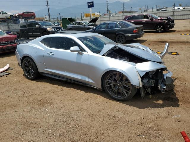 1G1FK1R67H0186559 - 2017 CHEVROLET CAMARO ZL1 SILVER photo 4