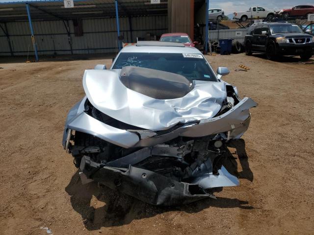 1G1FK1R67H0186559 - 2017 CHEVROLET CAMARO ZL1 SILVER photo 5