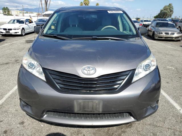 5TDZK3DC9BS098629 - 2011 TOYOTA SIENNA GRAY photo 5