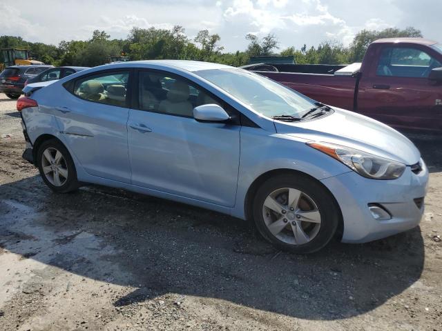 KMHDH4AE2CU179601 - 2012 HYUNDAI ELANTRA GLS BLUE photo 4