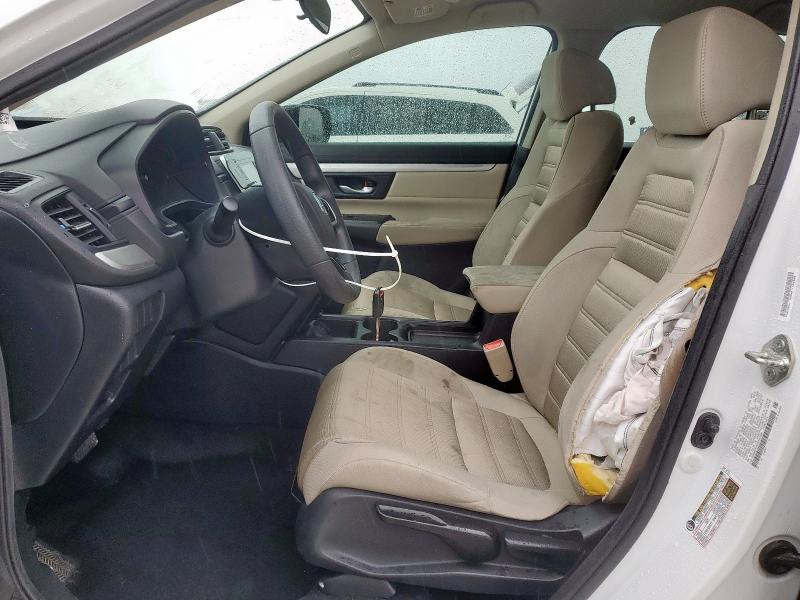 2HKRW5H31KH413696 - 2019 HONDA CR-V LX WHITE photo 7