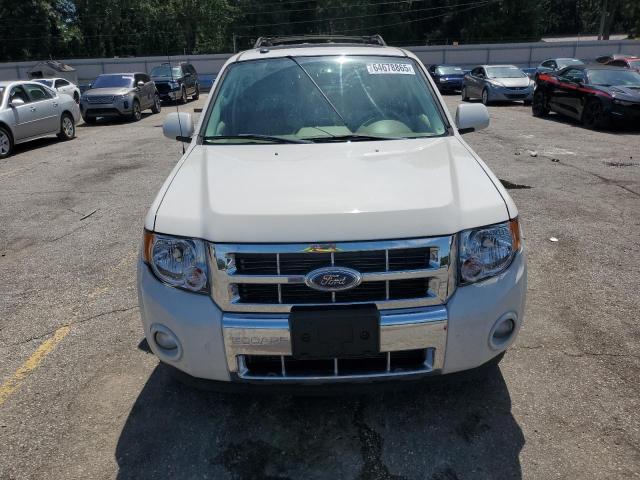1FMCU0EG9CKA98425 - 2012 FORD ESCAPE LIMITED WHITE photo 5