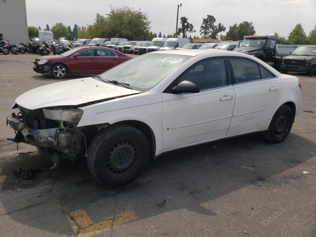 1G2ZF58B774156584 - 2007 PONTIAC G6 VALUE LEADER WHITE photo 1