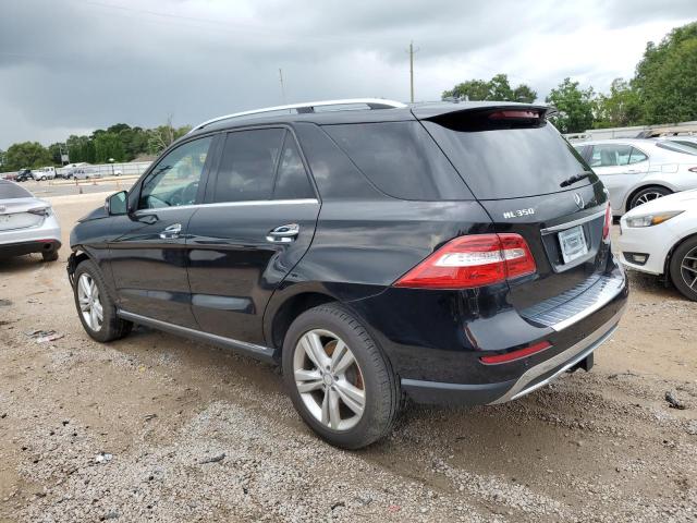 4JGDA5HBXDA216497 - 2013 MERCEDES-BENZ ML 350 4MATIC BLACK photo 2
