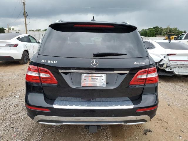 4JGDA5HBXDA216497 - 2013 MERCEDES-BENZ ML 350 4MATIC BLACK photo 6
