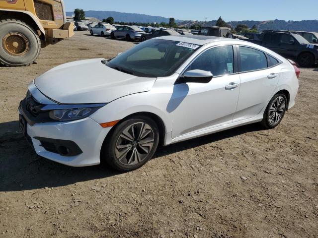 19XFC1F79HE201491 - 2017 HONDA CIVIC EXL WHITE photo 1