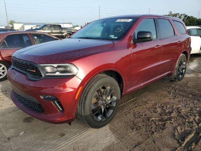 1C4RDHDG1MC715536 - 2021 DODGE DURANGO GT RED photo 1