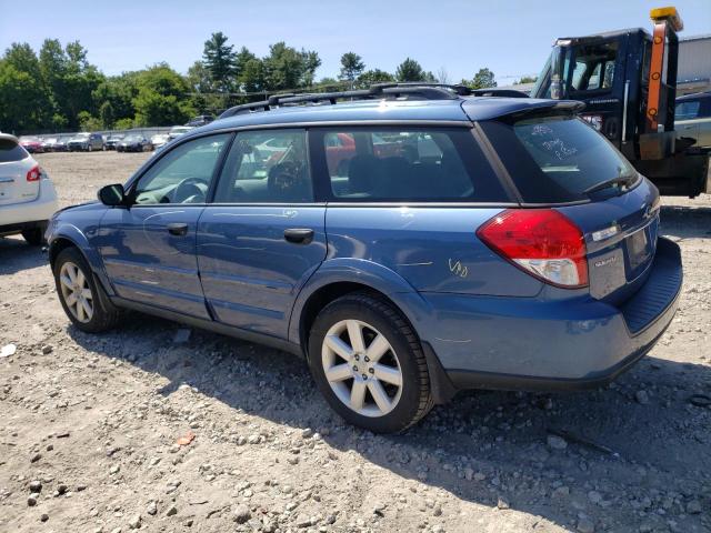 4S4BP61C187305442 - 2008 SUBARU OUTBACK 2.5I BLUE photo 2