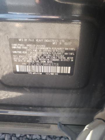 JF2SJAEC3HH563718 - 2017 SUBARU FORESTER 2.5I PREMIUM გრაფიტი ფოტო 12