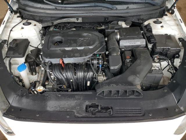 5NPE24AF9KH735611 - 2019 HYUNDAI SONATA SE WHITE photo 11