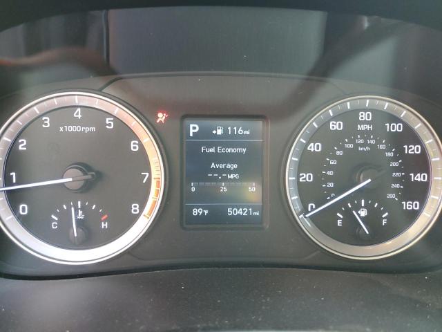 5NPE24AF9KH735611 - 2019 HYUNDAI SONATA SE WHITE photo 9