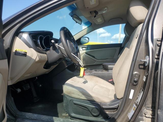 5XXGM4A71DG253886 - 2013 KIA OPTIMA LX GRAY photo 7