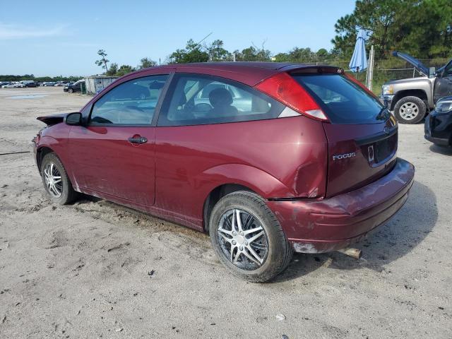 1FAHP31NX7W241748 - 2007 FORD FOCUS ZX3 MAROON photo 2