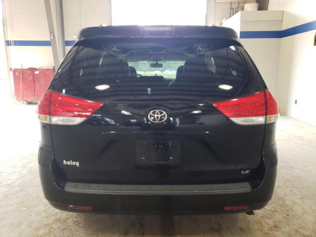 5TDKK3DC8BS031487 - 2011 TOYOTA SIENNA LE BLACK photo 6