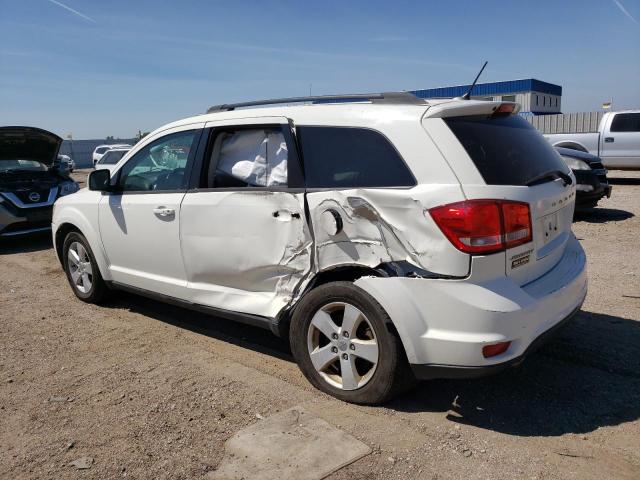 3C4PDDBG6CT300945 - 2012 DODGE JOURNEY SXT WHITE photo 2