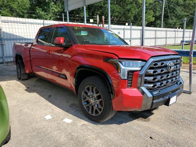 5TFNA5EC1PX018687 - 2023 TOYOTA TUNDRA CREWMAX PLATINUM Rot Foto 4