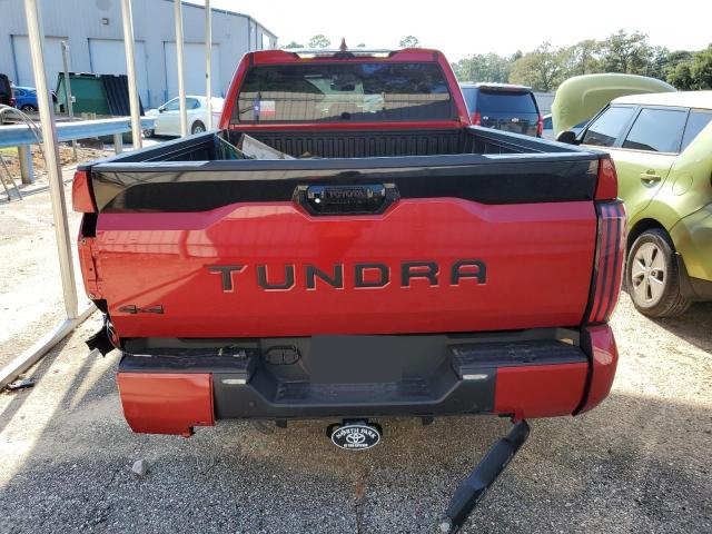 5TFNA5EC1PX018687 - 2023 TOYOTA TUNDRA CREWMAX PLATINUM Rot Foto 6