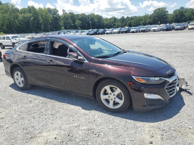 1G1ZC5ST8MF083126 - 2021 CHEVROLET MALIBU LS BURGUNDY photo 4