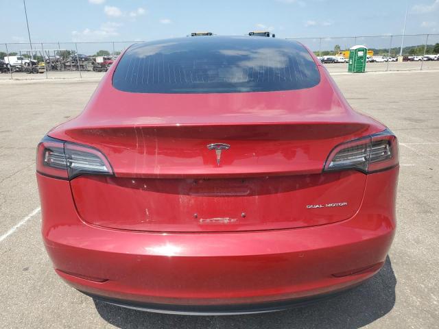 5YJ3E1EB8JF065762 - 2018 TESLA MODEL 3 RED photo 6