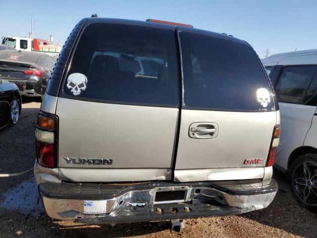 1GKEK13T0YJ132987 - 2000 GMC YUKON GRAY photo 6