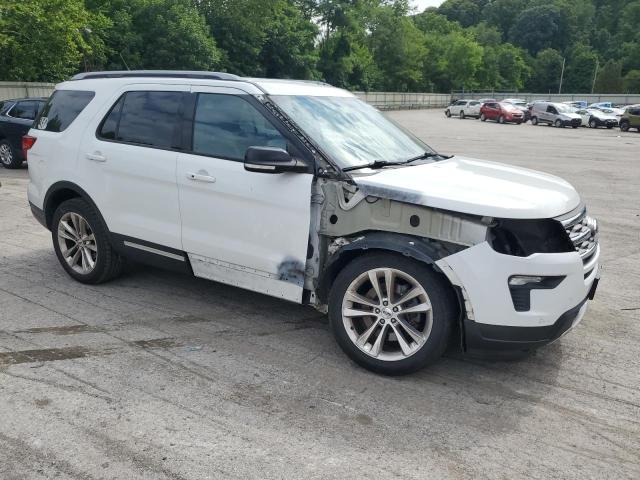 1FM5K8D80JGA53493 - 2018 FORD EXPLORER XLT أبيض صورة 4