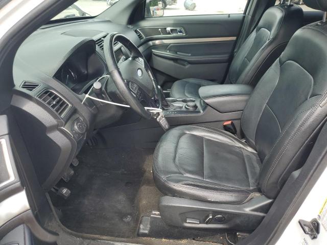 1FM5K8D80JGA53493 - 2018 FORD EXPLORER XLT أبيض صورة 7