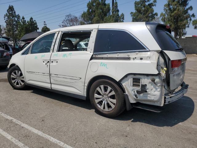 5FNRL5H66HB000151 - 2017 HONDA ODYSSEY EXL WHITE photo 2