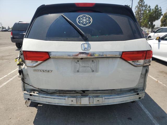 5FNRL5H66HB000151 - 2017 HONDA ODYSSEY EXL WHITE photo 6