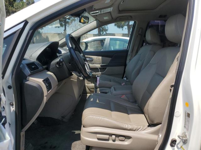 5FNRL5H66HB000151 - 2017 HONDA ODYSSEY EXL WHITE photo 7