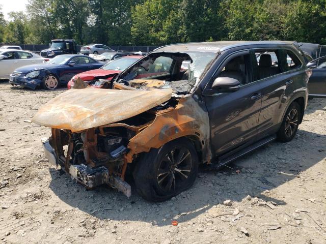 5TDJKRFH6GS349199 - 2016 TOYOTA HIGHLANDER XLE Boz foto 1