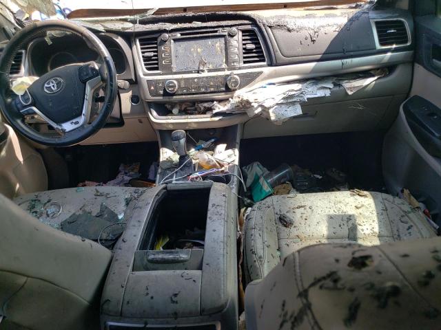 5TDJKRFH6GS349199 - 2016 TOYOTA HIGHLANDER XLE Boz foto 8