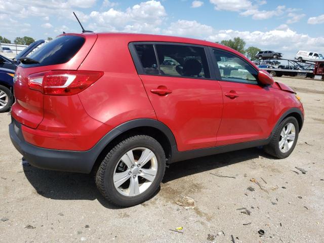 KNDPB3A2XC7266616 - 2012 KIA SPORTAGE BASE RED photo 3