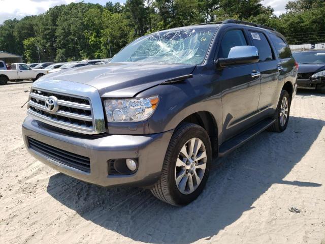 5TDJY5G11BS054285 - 2011 TOYOTA SEQUOIA LIMITED SILVER photo 1