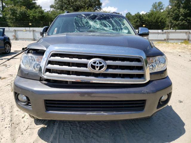 5TDJY5G11BS054285 - 2011 TOYOTA SEQUOIA LIMITED SILVER photo 5