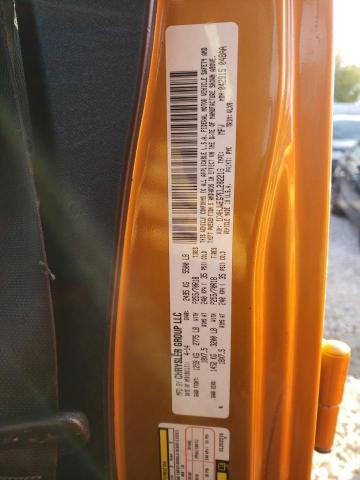 1C4HJWEG7EL282216 - 2014 JEEP WRANGLER U SAHARA ORANGE photo 10