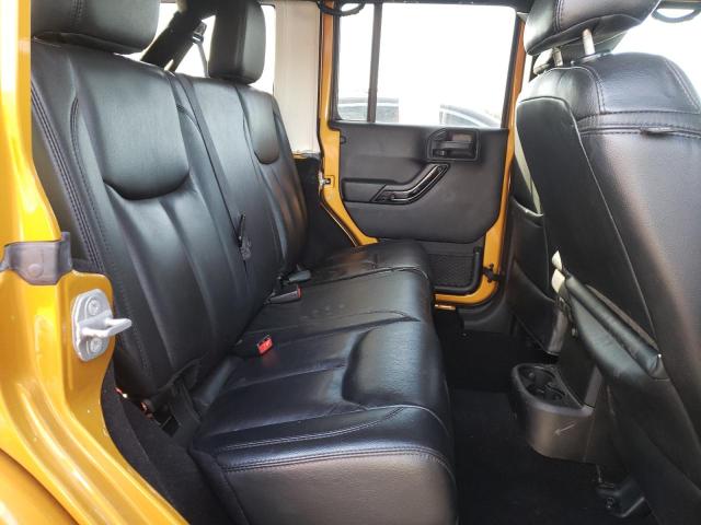1C4HJWEG7EL282216 - 2014 JEEP WRANGLER U SAHARA ORANGE photo 6