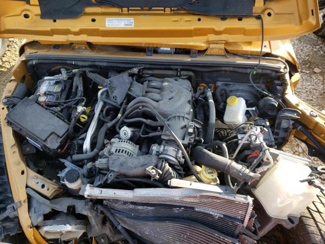 1C4HJWEG7EL282216 - 2014 JEEP WRANGLER U SAHARA ORANGE photo 7