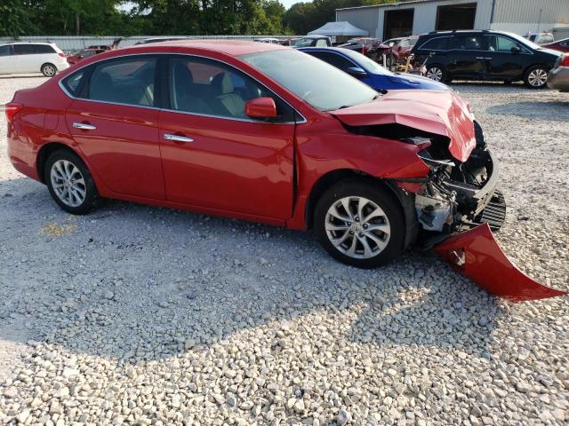 3N1AB7AP4JL634566 - 2018 NISSAN SENTRA S RED photo 4