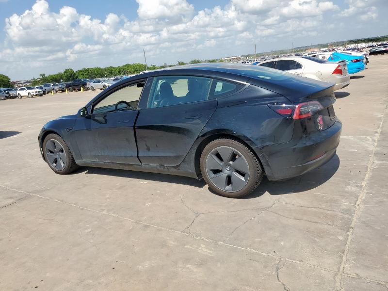 5YJ3E1EA1NF353992 - 2022 TESLA MODEL 3 BLACK photo 2
